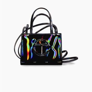 Telfar Small Shopping Bag - Black Rainbow
